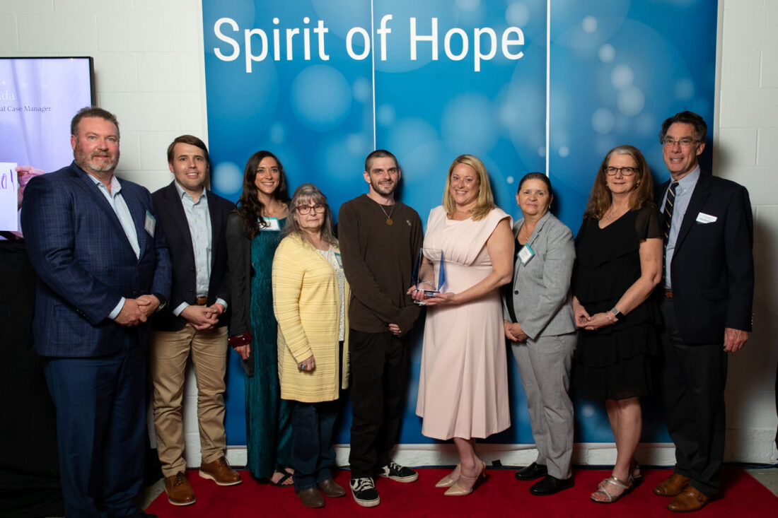 Attendees of the 2023 Farnum Spirit of Hope event posing for a group photo.